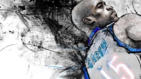 当水墨丹青碰撞街头血脉：付饶笔下的篮球江湖